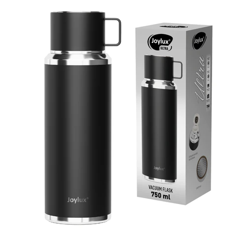 Термос 0,75 л JOYLUX ULTRA, черный матовый Термос 0,75 л JOYLUX ULTRA, черный матовый