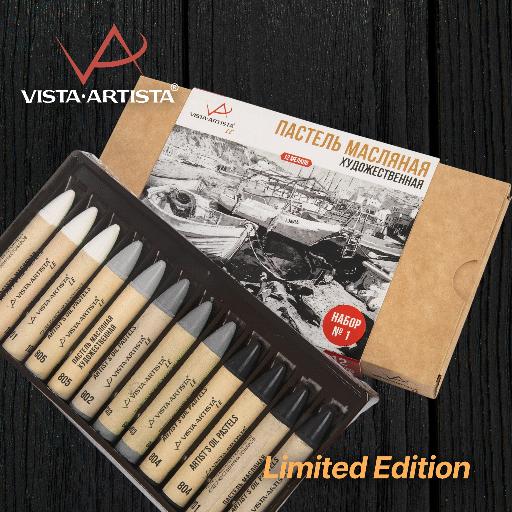 Лимитированная черно-белая пастель от VISTA-ARTISTA Лимитированная черно-белая пастель от VISTA-ARTISTA