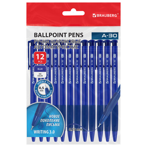    BRAUBERG A-30 ″WRITING 3.0″,  12 