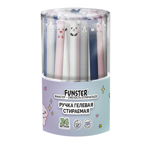Ручка стираемая гелевая FUNSTER ″CUTE ANIMALS″ Ручка стираемая гелевая FUNSTER ″CUTE ANIMALS″