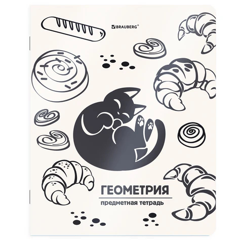 Тетрадь предметная ГЕОМЕТРИЯ КОТ-НЕПОСЕДА BRAUBERG Тетрадь предметная ГЕОМЕТРИЯ КОТ-НЕПОСЕДА BRAUBERG