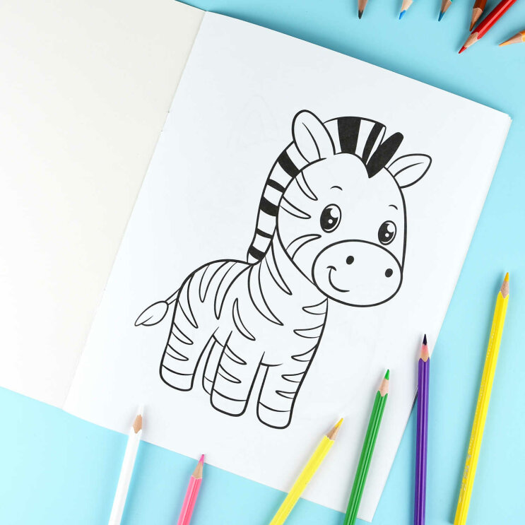 Книжка-раскраска для детей. Серия ″Моя первая раскраска″ ДИКИЕ ЖИВОТНЫЕ Книжка-раскраска для детей. Серия ″Моя первая раскраска″ ДИКИЕ ЖИВОТНЫЕ