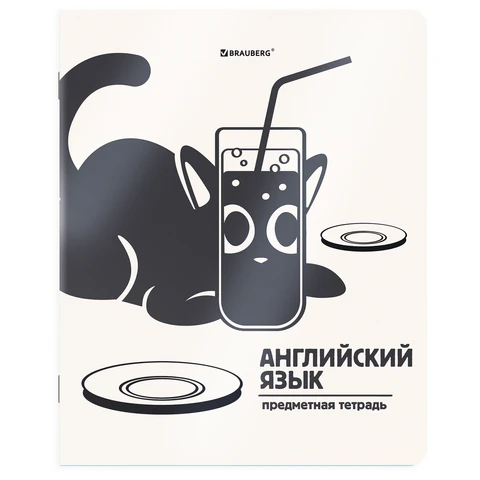 Тетрадь предметная АНГЛИЙСКИЙ ЯЗЫК КОТ-НЕПОСЕДА BRAUBERG Тетрадь предметная АНГЛИЙСКИЙ ЯЗЫК КОТ-НЕПОСЕДА BRAUBERG