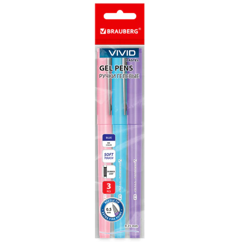 ����� ������� � ������ BRAUBERG ″VIVID PASTEL″