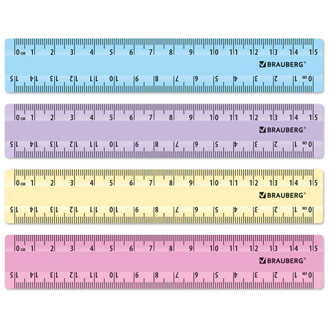 ������� 15 �� ���������� BRAUBERG, 4 �����