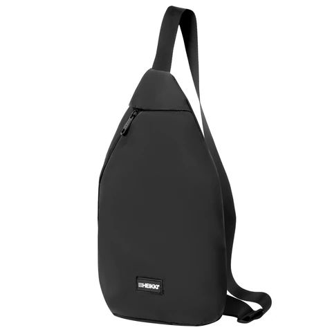Рюкзак однолямочный HEIKKI SMOOTH, черный Рюкзак однолямочный HEIKKI SMOOTH, черный