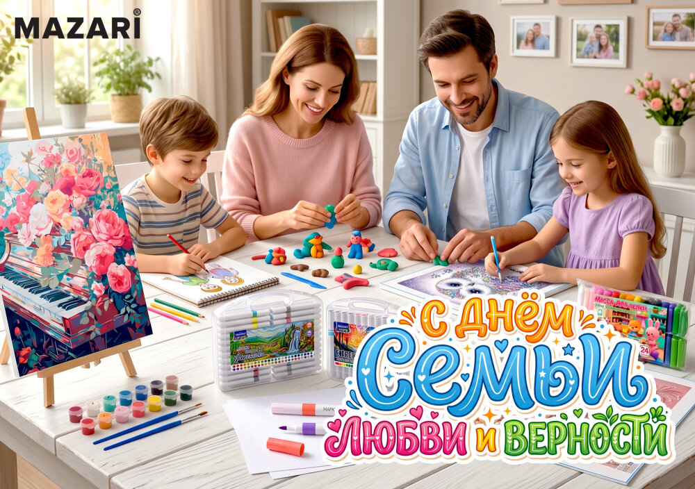 MAZARI поздравляет с Днем семьи, любви и верности!