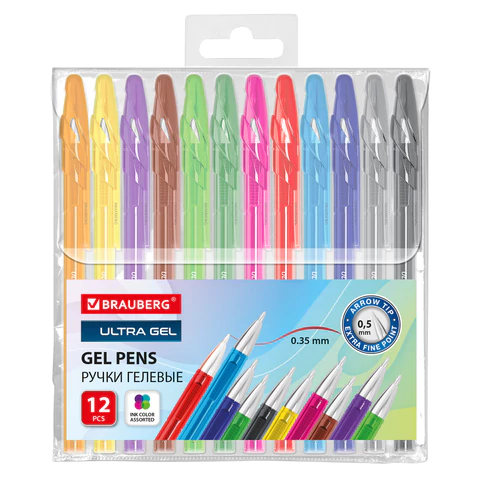 ����� ������� BRAUBERG ″ULTRA GEL″, ����� 12 ������