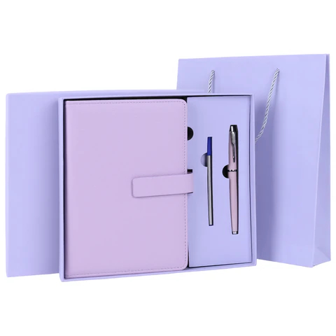 Ежедневник в подарочном наборе 5 в 1 BRAUBERG ″President″, сиреневый Ежедневник в подарочном наборе 5 в 1 BRAUBERG ″President″, сиреневый