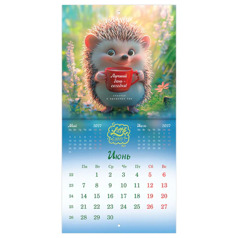 Календарь настенный BRAUBERG МИНИ, ″Magic animals″