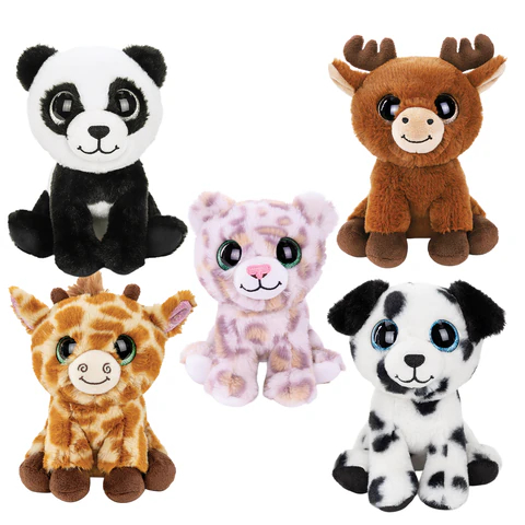 Игрушка мягкая ″Ассорти 1″, WOOZOO, 5 дизайнов Игрушка мягкая ″Ассорти 1″, WOOZOO, 5 дизайнов
