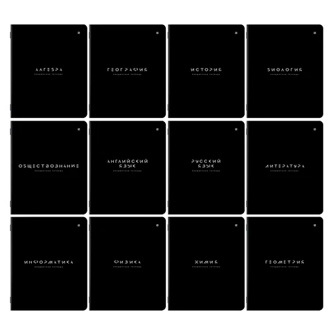 Тетради предметные BRAUBERG ″BLACK MODE″ Тетради предметные BRAUBERG ″BLACK MODE″