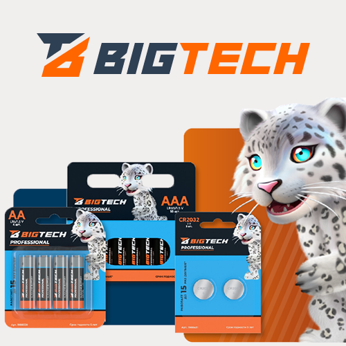 Новинки. Батарейки BigTech Professional Новинки. Батарейки BigTech Professional