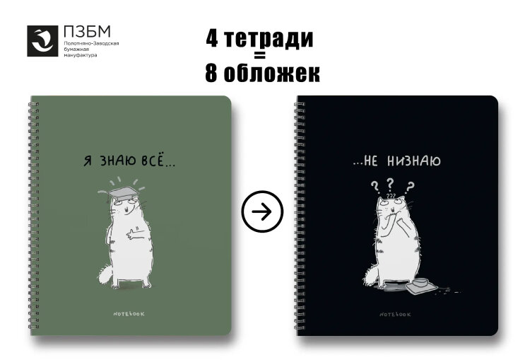 Серия тетрадей-перевёртышей ″Я знаю всё!″ от ПЗБМ Серия тетрадей-перевёртышей ″Я знаю всё!″ от ПЗБМ