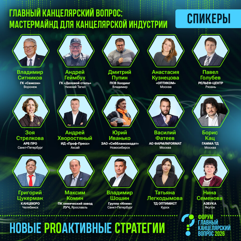 Спикеры форума ГКВ 2026: реальные кейсы и ответы на вызовы рынка Спикеры форума ГКВ 2026: реальные кейсы и ответы на вызовы рынка