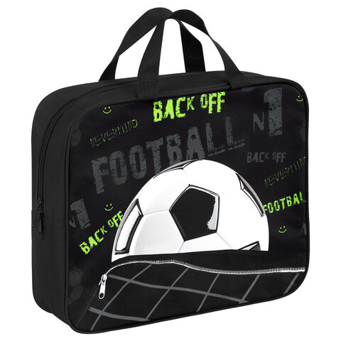 Папка на молнии с ручками BRAUBERG ″Mesh goal″ Папка на молнии с ручками BRAUBERG ″Mesh goal″