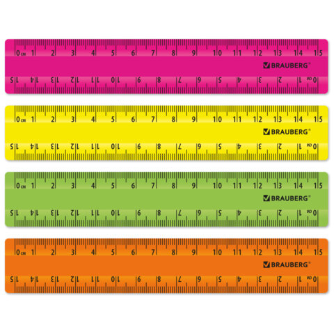 ������� 15 �� �������� BRAUBERG, 4 �����