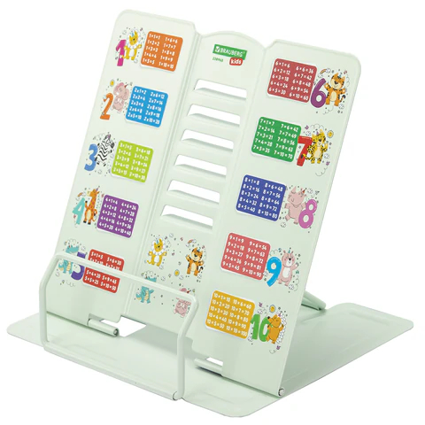 Подставка для книг BRAUBERG KIDS ″Animals″ с таблицей умножения Подставка для книг BRAUBERG KIDS ″Animals″ с таблицей умножения